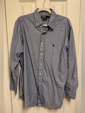 Ralph Lauren Light Blue Button-Down Oxford Shirt